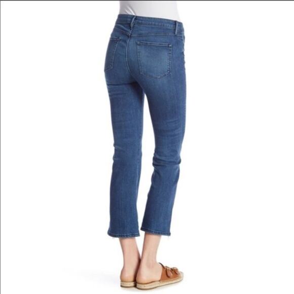 3x1 NYC Jeans Presley Side Ankle Zipper Blue Denim Cropped Boot Cut 28 - Picture 11 of 11